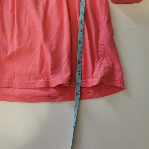 Charter Club Women's Size Medium Top 3/4 Sleeve Roll Tab Sleeve High-low hem - Picture 4 of 10